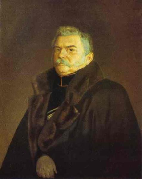 Sergey Zaryanko Portrait Of Adjutant-General K. A. Shilder oil painting image